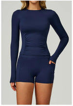 Load image into Gallery viewer, 2 Piece Contoured Breathable Yoga Ensemble Knitwear

