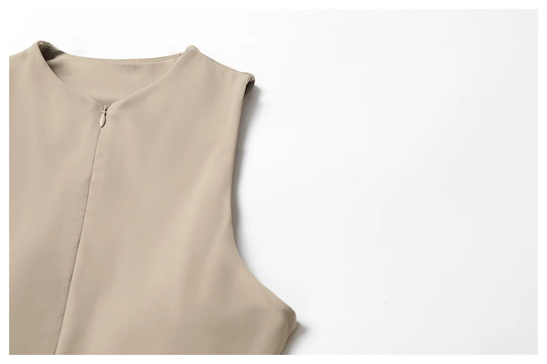 Backless Zippered One Piece Jumpsuit Luxe Essentials