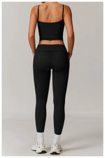 Load image into Gallery viewer, 2 Piece Seamless Contour Yoga Set Nylon Spandex Blend
