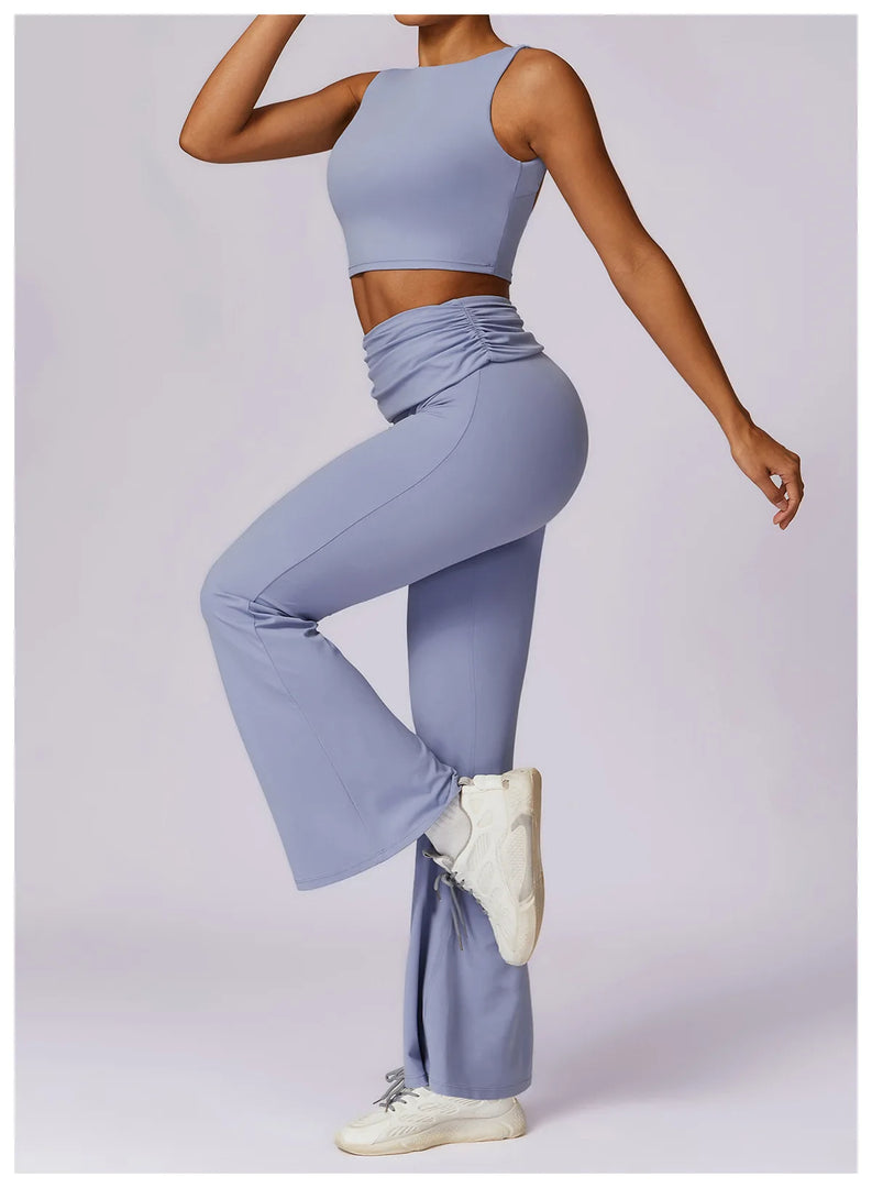 Luxurious Yoga Bra Leggings Seamless Contoured Multistretch