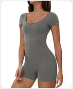 Load image into Gallery viewer, Backless Contour Jumpsuit Breathable Performance Nylon
