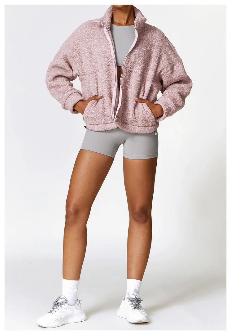 Seamless Contour Fit Yoga Crop Top Light Weight Nylon Knit