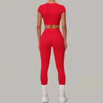 Load image into Gallery viewer, Luxurious Contour Performance Yoga Sculpt Set Silhouette
