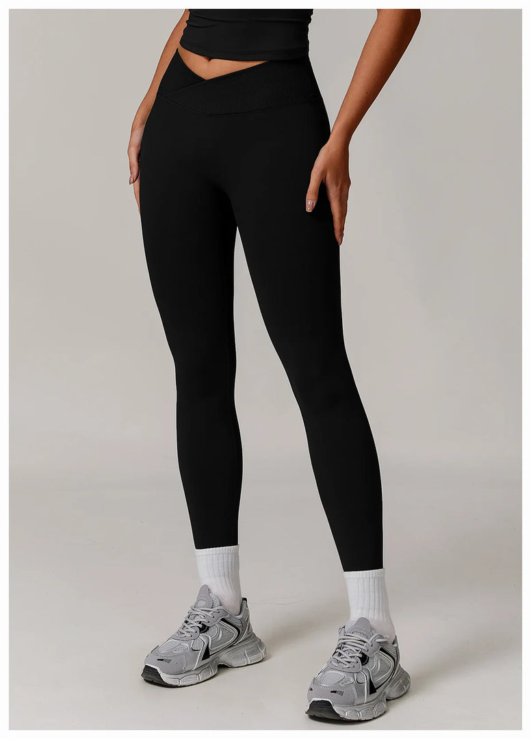High Waist Contoured Seamless Leggings for Performance