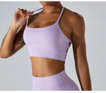 Load image into Gallery viewer, Cross Back Strappy Seamless Bralette Soft Nylon Spandex
