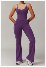 Load image into Gallery viewer, Sculpted Seamless Performance Jumpsuit With Front Zip

