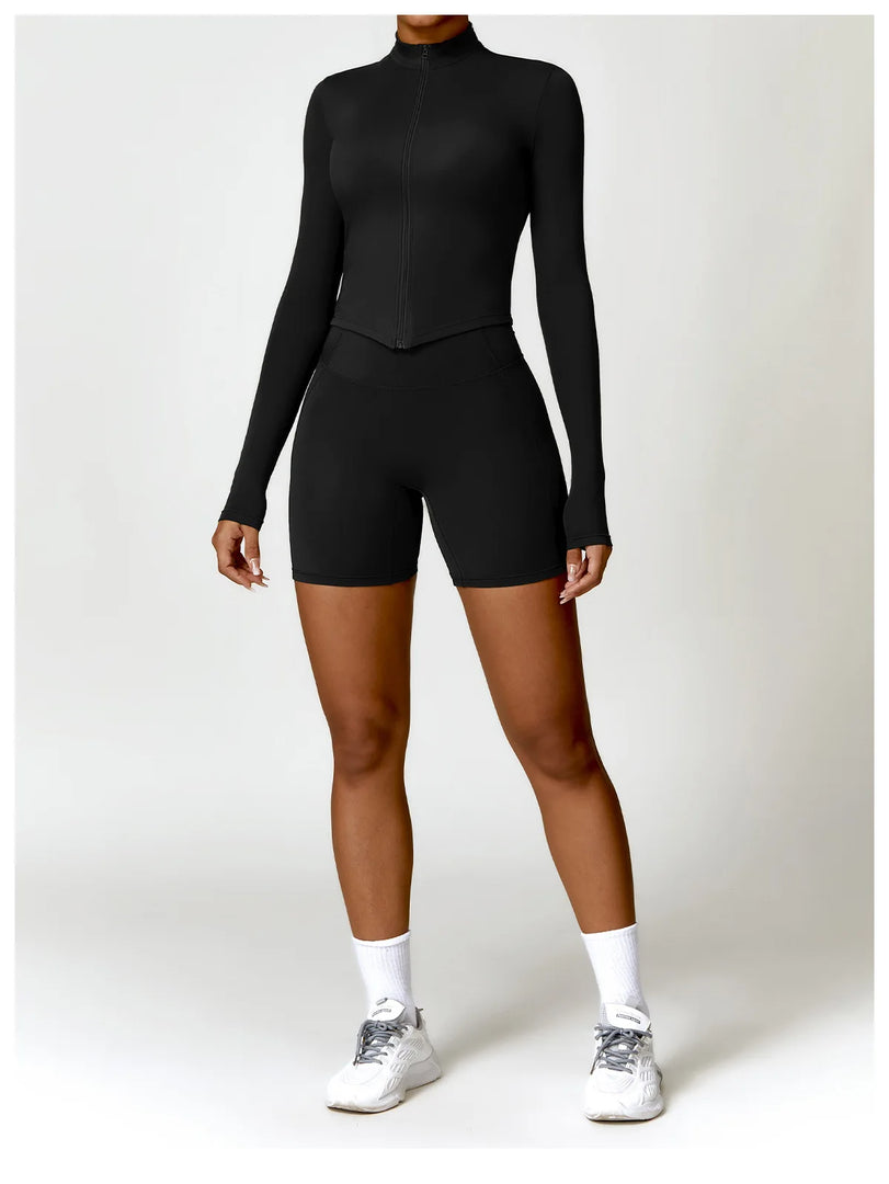 Breathable High Waist Light Weight Training Shorts Nylon