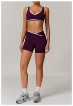 Load image into Gallery viewer, Breathable Two Piece Performance Yoga Set Contour Leggings
