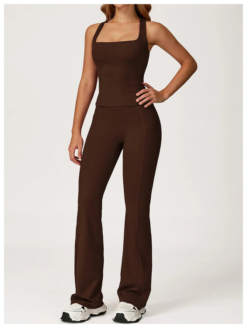 2 Piece Premium Luxe Contoured Tracksuit Nylon Knit