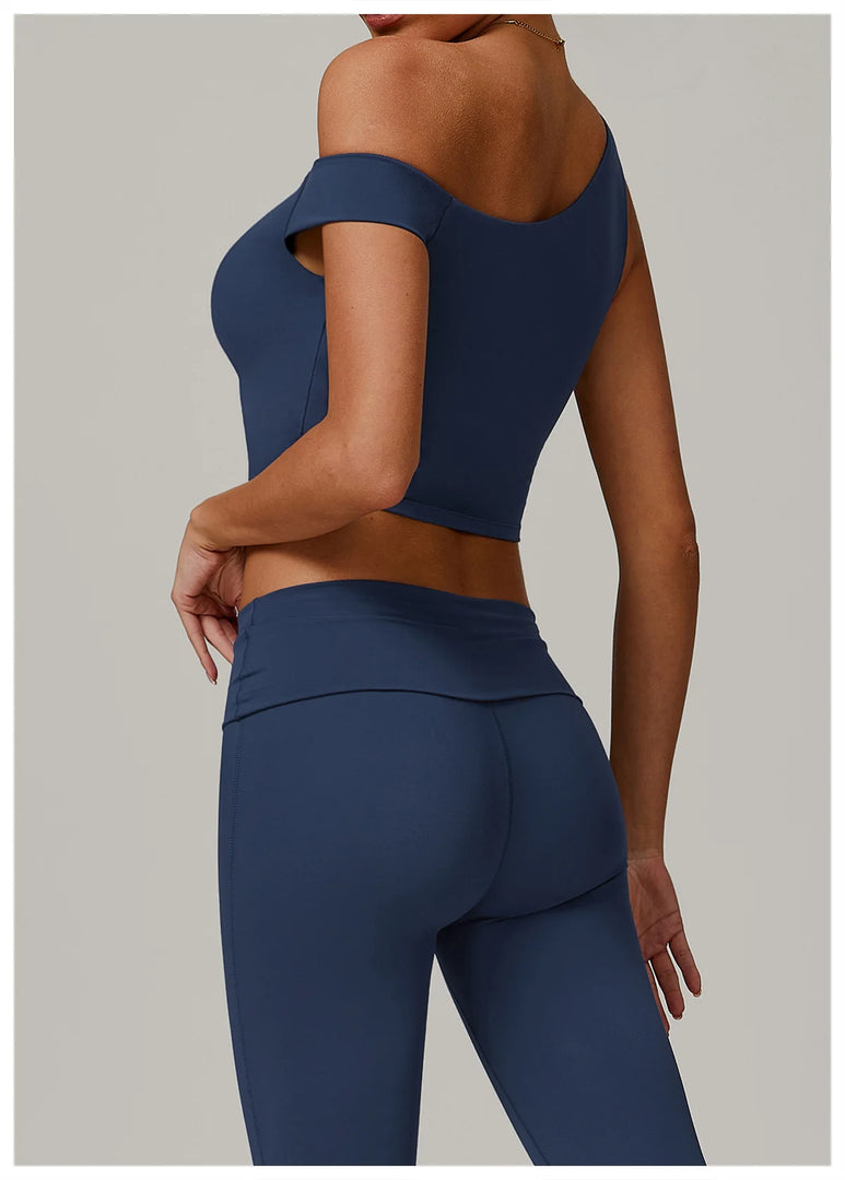 Breathable One Shoulder Sculpted Performance Contour Bra