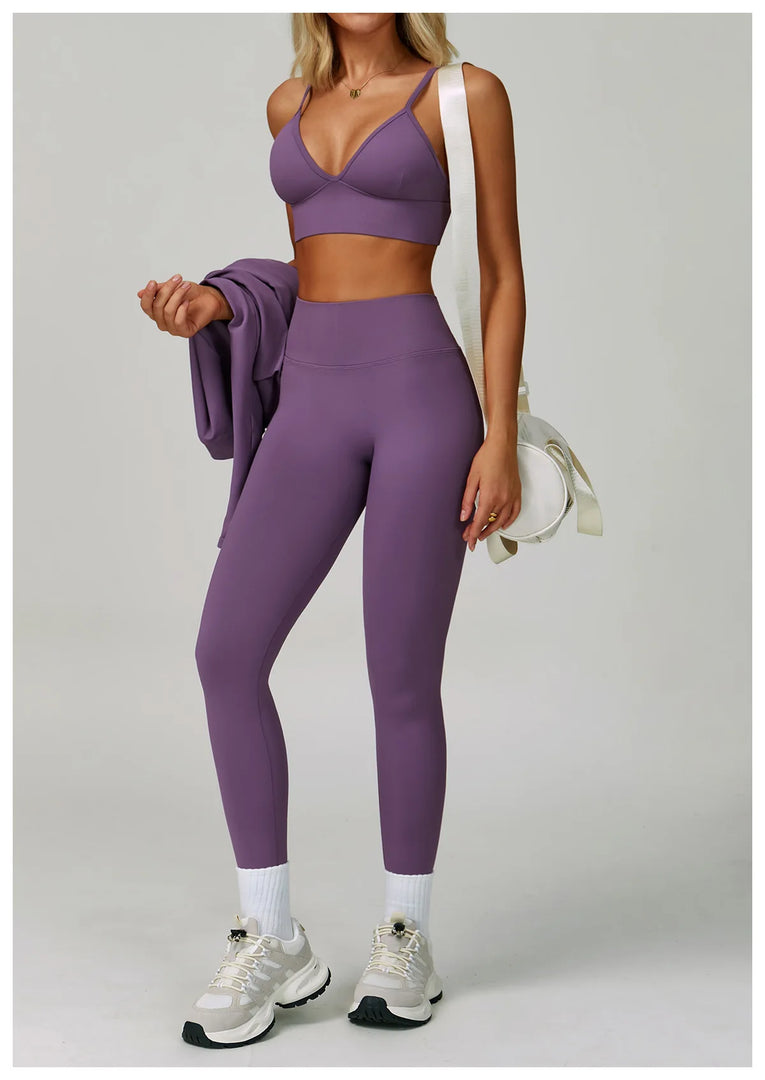 Breathable Shockproof Sports Bra With Adjustable Straps