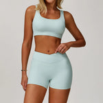 Load image into Gallery viewer, Premium Performance Knit Yoga Set With Contoured Leggings
