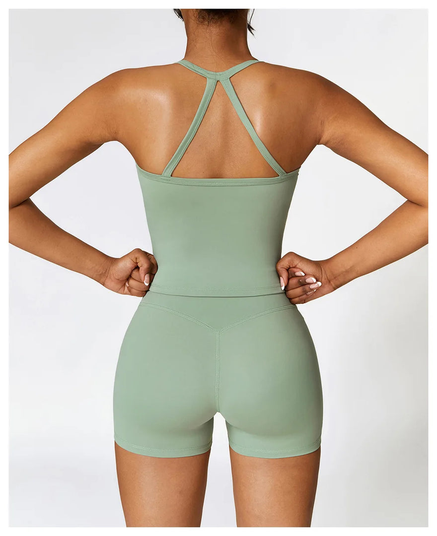 Strappy Breathable Push Up Performance Elite Sports Bra