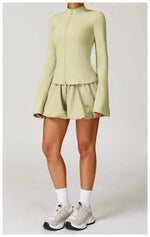 Load image into Gallery viewer, Sculpted Silhouette Two Piece Yoga Set Seamless Luxe
