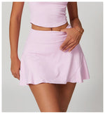 Load image into Gallery viewer, High Waist Contour Skirt Short Culotte Breathable Nylon
