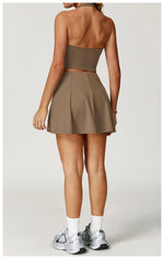 Load image into Gallery viewer, Luxurious Contouring Seamless Halter Set Performance
