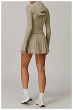 Load image into Gallery viewer, 2 Piece Contoured Performance Athleisure Set Nylon
