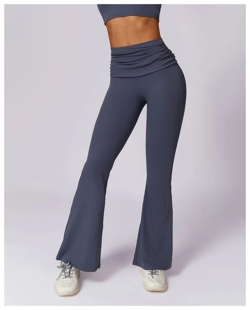High Waist Flare Leggings for Studio Sophistication