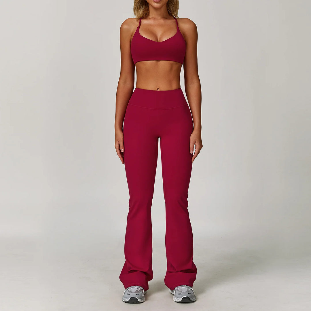 Two Piece Yoga Contour Signature Performance Activewear Set