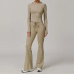 Load image into Gallery viewer, 2 Piece Contoured Performance Athleisure Set Nylon
