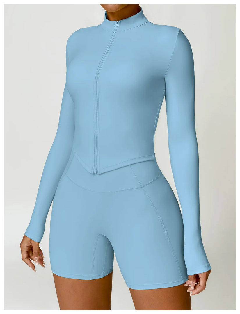 Premium Contour Tracksuit Jacket With Zipper Performance