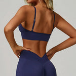 Load image into Gallery viewer, Breathable Shockproof Sports Bra With Adjustable Straps
