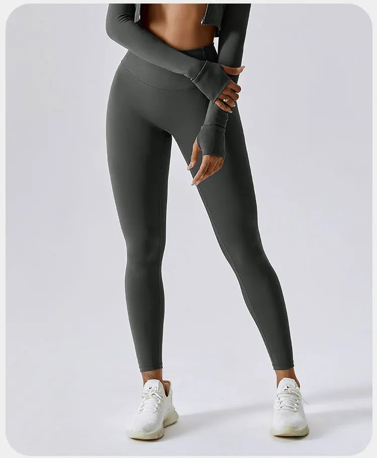 Seamless High Waist Yoga Studio Leggings Compression