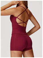 Load image into Gallery viewer, Cross Strap Light Weight Breathable Contour Sport Bra
