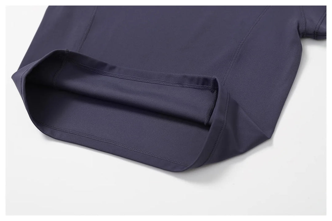 Breathable Seamless Studio Tee Nylon Knit For Running