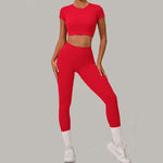 Load image into Gallery viewer, Luxurious Contour Performance Yoga Sculpt Set Silhouette
