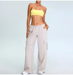 Load image into Gallery viewer, Strapless Moisture-Wicking Contour Yoga Bra for Performance
