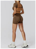 Load image into Gallery viewer, Seamless Premium Athleisure 2 Piece Leggings Set Nylon
