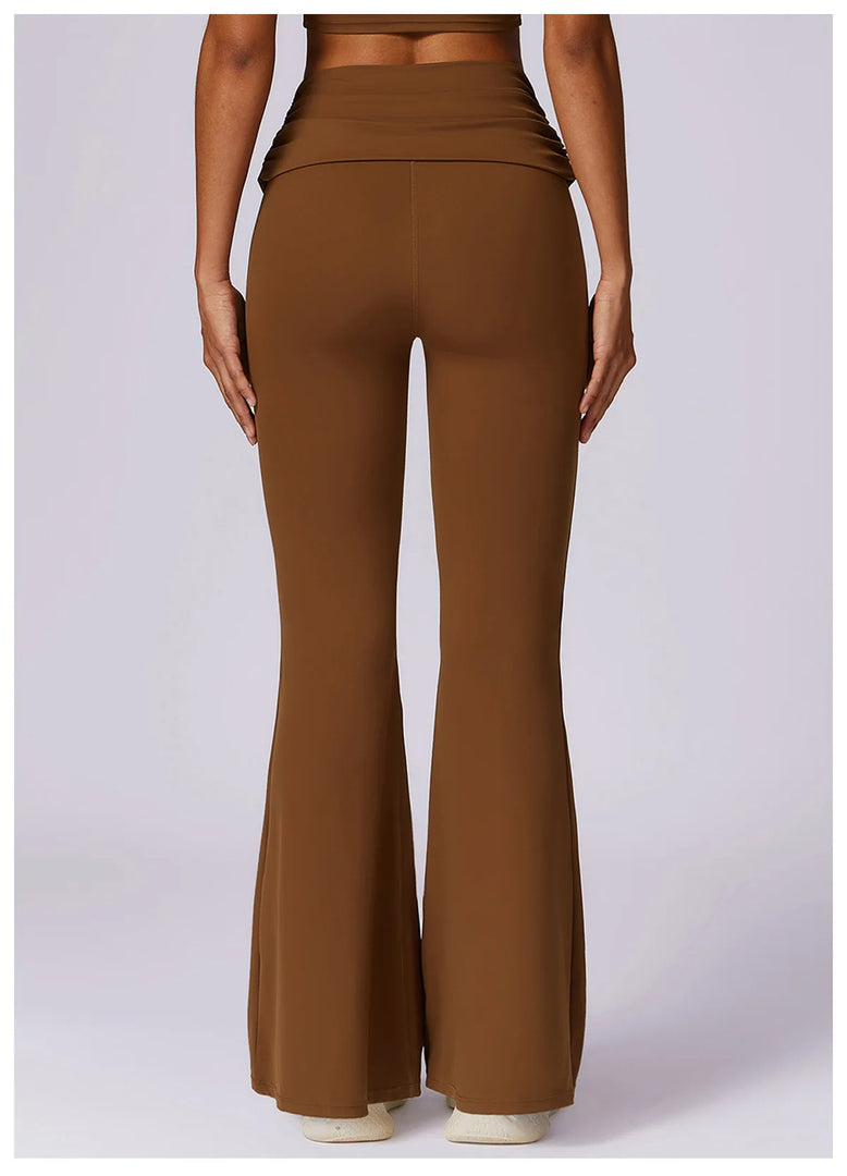 High Waist Flare Leggings for Studio Sophistication