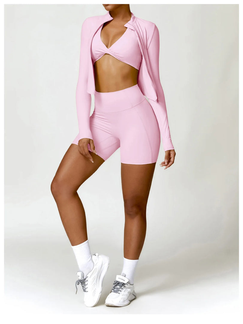 Premium Contour Tracksuit Jacket With Zipper Performance