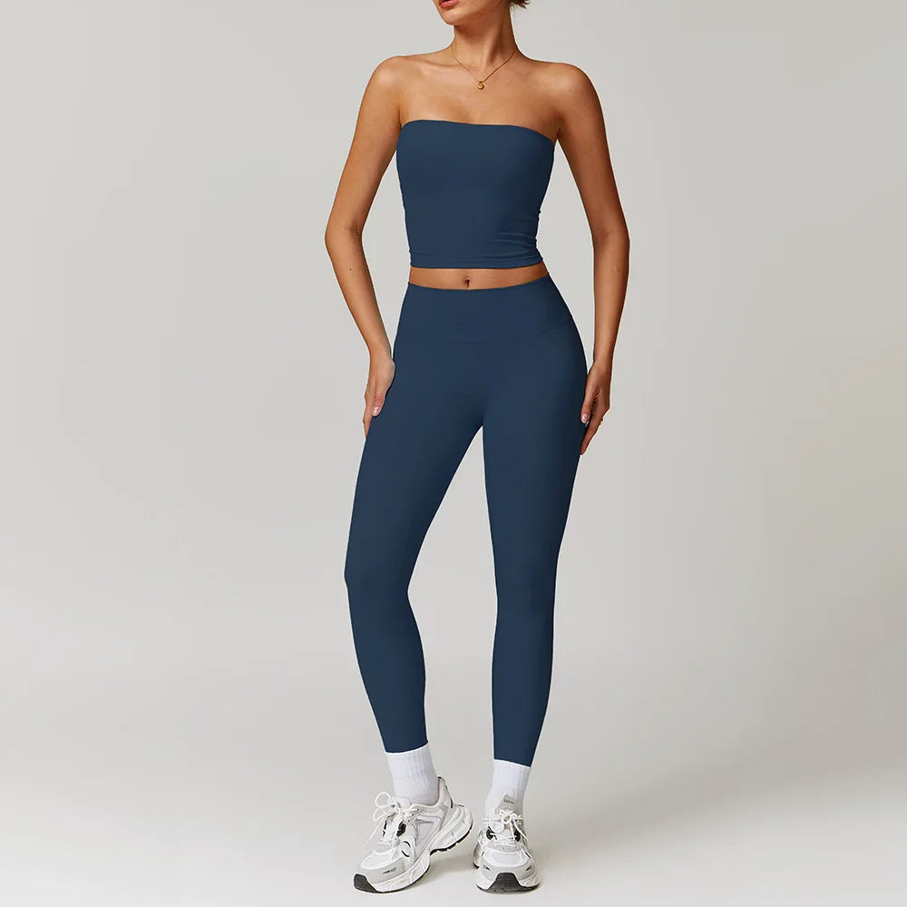 Signature 2 Piece Yoga Ensemble Nylon Plus Performance