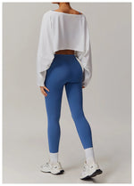 Load image into Gallery viewer, One Shoulder Bat Sleeve Yoga Hoodie Ultra Performance
