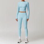Load image into Gallery viewer, Signature 2 Piece Yoga Ensemble Nylon Plus Performance
