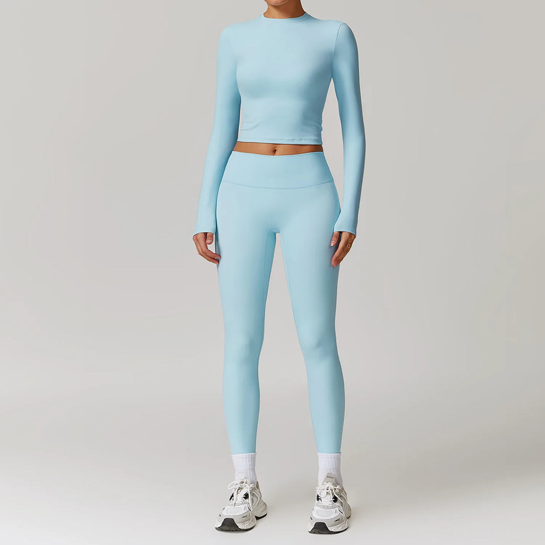 Signature 2 Piece Yoga Ensemble Nylon Plus Performance