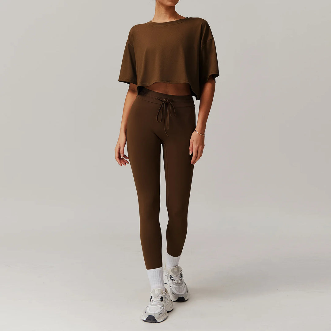 Two Piece Contoured Seamless Performance Training Set