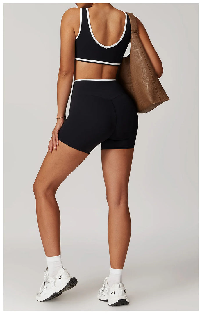 V Sculpted High Waist Breathable Performance Shorts