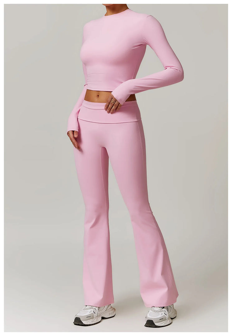 Signature 2 Piece Yoga Ensemble Nylon Plus Performance