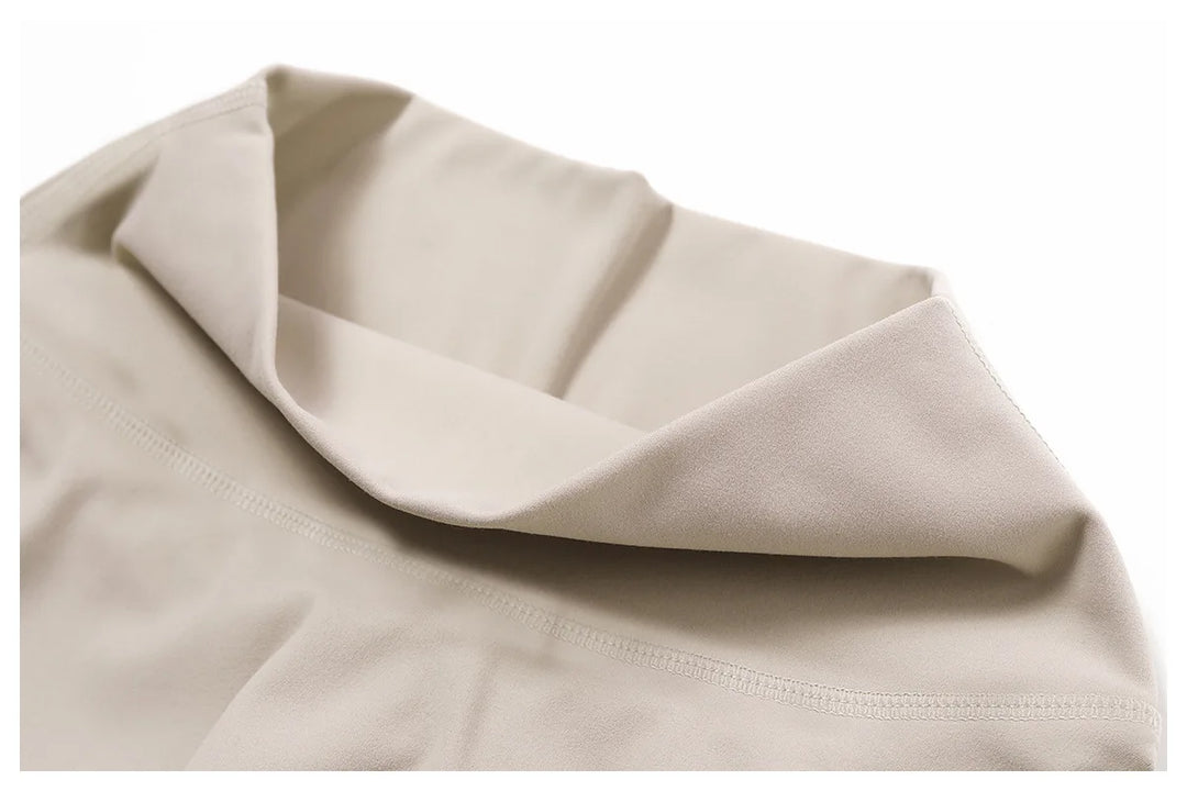 Luxurious Breathable High Waist Contour Yoga Shorts Nylon