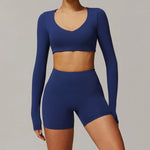 Load image into Gallery viewer, Seamless Contour Two Piece Yoga Set Luxe Performance Wear

