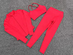 Load image into Gallery viewer, Ultra Premium Contour Performance Yoga Tracksuit Breathable
