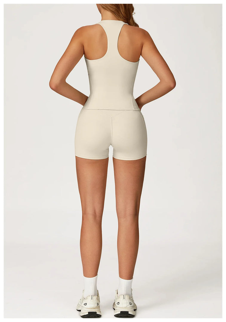 2 Piece Premium Luxe Contoured Tracksuit Nylon Knit