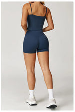 Load image into Gallery viewer, Performance Contour Seamless Two Piece Yoga Bra Set Nylon
