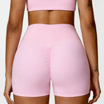 Load image into Gallery viewer, Luxurious Breathable High Waist Contour Yoga Shorts Nylon

