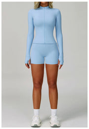 2 Piece Contouring Sculpted Yoga Ensemble Performance