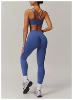 Load image into Gallery viewer, Premium Contoured Seamless Cross Back Performance Bra Pad
