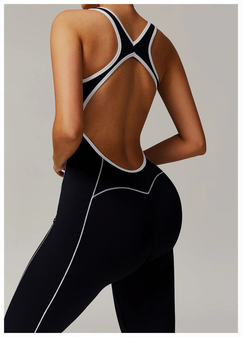 Sculpted Seamless One-Piece Yoga Jumpsuit Signature